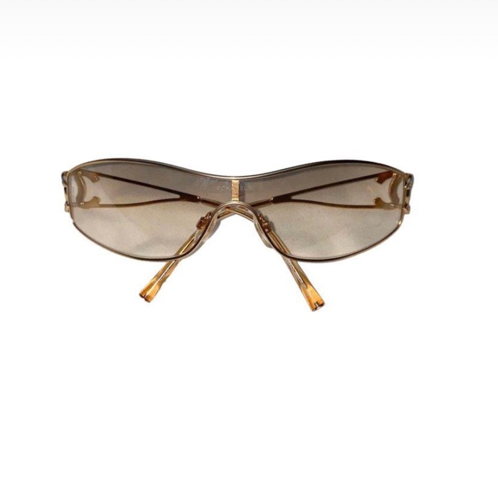 CHANEL Vintage Sunglasses 4073-b GOLD